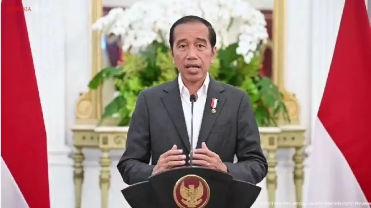 Presiden Jokowi resmi meneken Kepres perubahan cuti bersama lebaran 2023