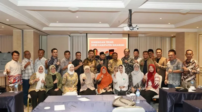 Anggota DPRD Kabupaten Sukabumi melaksanakan Bimbingan Teknis (Bimtek) selama tiga hari di Kota Bandung, dari 5 Juni hingga 7 Juni 2023.