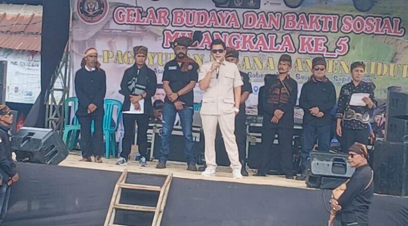Kawal Pelestarian Budaya Lokal, Anggota DPRD Kabupaten Sukabumi Tedi Setiadi Hadiri Milad ke-5 Paguyuban Lalana Banten Kidul