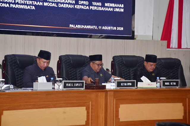 DPRD Sukabumi Bahas Jawaban Bupati atas Pandangan Fraksi soal Penyertaan Modal Pesona Pariwisata