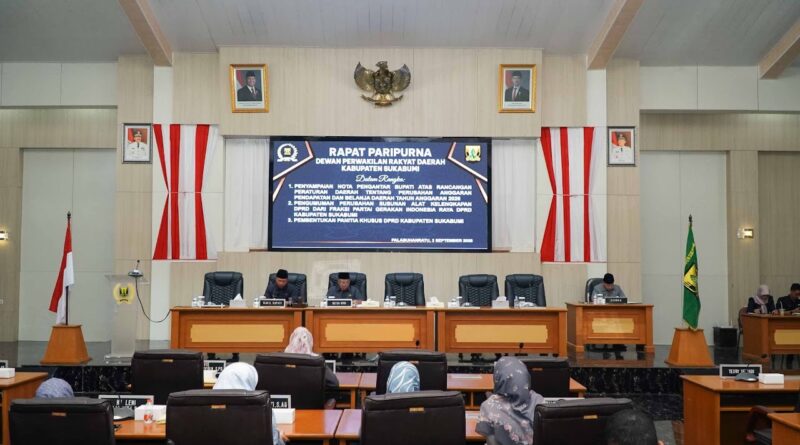 DPRD Kabupaten Sukabumi Mulai Bahas Perubahan APBD 2026